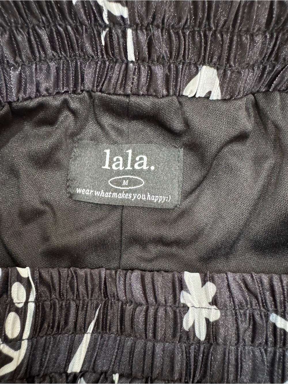 NWT Dressed in Lala What's Your Sign Notched Collar Plisse Set Black Medium - Picture 14 of 15